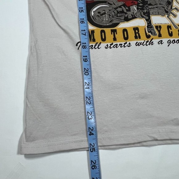 Brisco Brands Betty Boop Short Sleeve Tee Womens Med Betty's Motorcyles New - Picture 7 of 8
